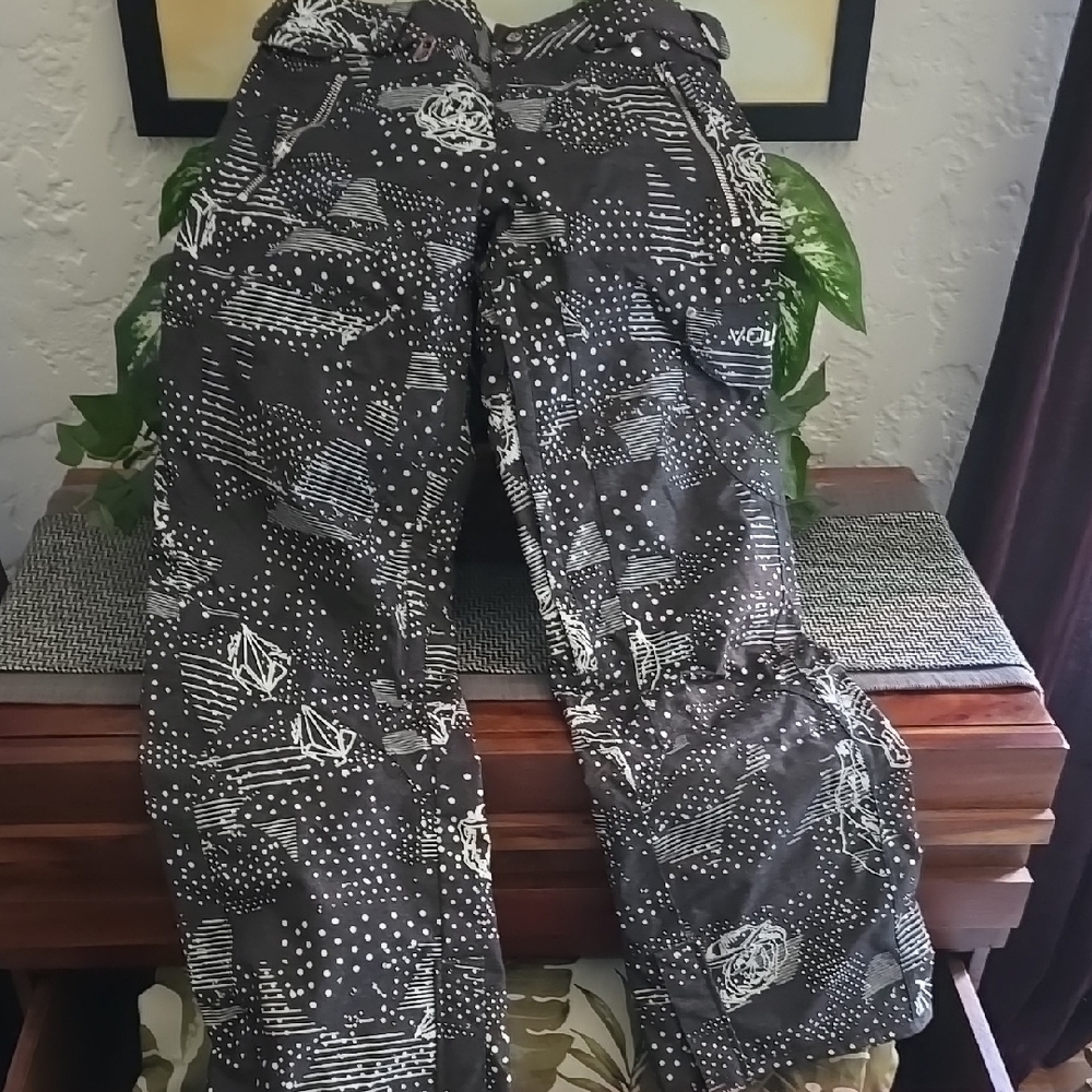 Volcom Black and White Camouflage Tactical Pants
